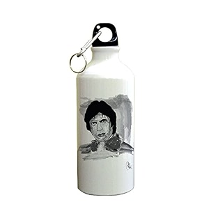 gyming motivational quotes working hard for booty sipper printed sipper bottle 600mlaluminium