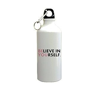 gyming motivational quotes working hard for booty sipper printed sipper bottle 600mlaluminium