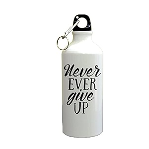 gyming motivational quotes working hard for booty sipper printed sipper bottle 600mlaluminium