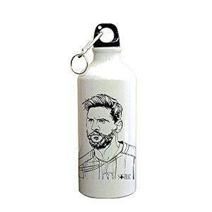 gyming motivational quotes working hard for booty sipper printed sipper bottle 600mlaluminium