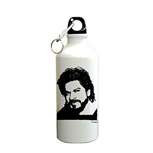 gyming motivational quotes working hard for booty sipper printed sipper bottle 600mlaluminium