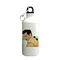 Gyming Motivational Quotes Working Hard for Booty Sipper Printed Sipper Bottle (600ml,Aluminium)
