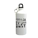 Gyming Motivational Quotes Working Hard for Booty Sipper Printed Sipper Bottle (600ml,Aluminium)