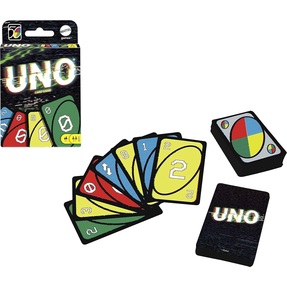 Mattel Games Games Mattel Games Uno Iconic 2000S Card Game For Kids ...