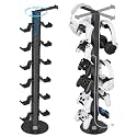 Gaming Controller &amp; Headset Holder Stand for Desk, with Charger Cable Organizer Headphone Stand for PS5/ Xbox/ PS4/ Switch, Metal Base Controller Hook for Storage with 360° Rotatable Hanger- 6 Tiers