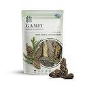 GAMIT Dried Himalayan Handpicked Morel Mushrooms Without Stem | Gucchi/Guchi Mushroom | Wild Organic | Premium Edible Mushrooms for Cooking, Soups, Curries and Gourmet Recipes (25g, Pack of 1)