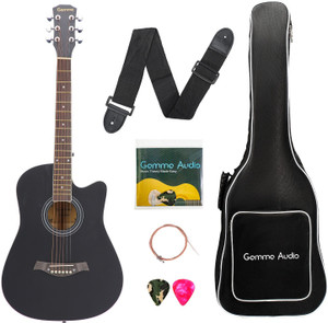 gamma audio yd-d38q acoustic guitar spruce plastic