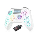 Gamrombo Gaming Controller for PlayStation 5 / PS5, PS4/PS3/PC/Switch/Steam Deck/Mac/Android/iOS with RGB LED Lights, Hall Triggers, Hall Joysticks, Marco, Audio Jack - Need to upgrade