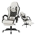 Gamtimer Gaming Chair, 400 LB Weight Capacity,with Pocket Spring Cushion