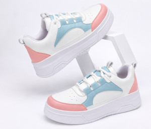 GANARRUK Womens Stylish White Pink Blue Lace