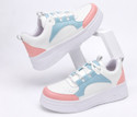 GANARRUK Womens Stylish White Pink Blue Lace