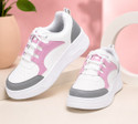 GANARRUK Womens Stylish White Pink Grey Lace