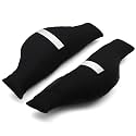 Ganeen 2 Pack Bass Drum Muffling Pillow Muffler with 12 Drum Dampeners Silicone Gel Pads for Cymbals Tone Control Snare Drumset Dampening, Reduce Overtones Ringing Studio Music Festival Performance
