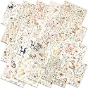 Ganeen 60 Pcs 10 x 10 Inch Boho Farm Animals Quilting Fabric Squares