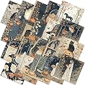 Ganeen 60 Pcs 10 x 10 Inch Fall Halloween Boho Quilting Fabric Squares