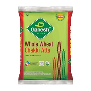 ganesh chakki atta - whole wheat 1kg pouch