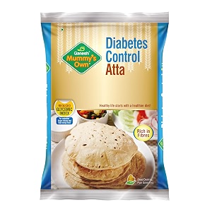 ganesh diabetes control atta 1kg low gi sugar control and nutrients dense