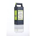 GANESH Flexi 4-in-1 Plastic Slicer and Grater, Shredder Multifunctional Kitchen Tool with 4 Sharp Stainless Steel Blades Cheese, Vegetables, Fruit, Cabbage, Easy Slicing, Grating (Multicolor)