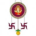 Ganesha wall Decor, Diwali Wall Hangings for Indian Decorations for Home, Traditional Ganesha Hanging Sign, Spiritual Hindu Festival Accent, Items for Home for Good Luck, Diwali Decor 2026 Gift
