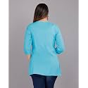 Ganga febtex Women39s Rayon Embroidered Short KurtiTops