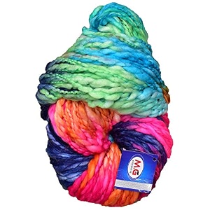 mg enterprise knitting yarn thick chunky wool sumo amla 300 gms best used with knitting needles-zc art-abbf