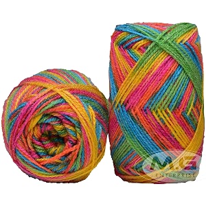 ganga g-ball rainbow 200 gm wool ball hand knitting woolart craft soft fingering crochet hook yarn needle knitting yarn thread dyed ic