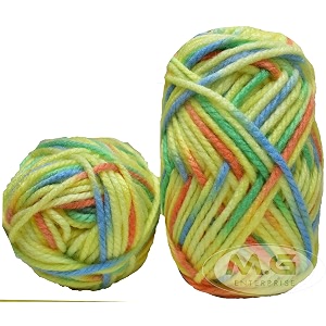 ganga knitting yarn thick chunky wool lemon 400 gm best used with knitting needles crochet needles wool yarn for knitting by gang h ig