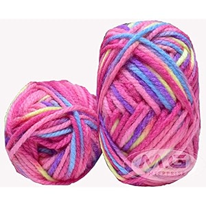 ganga knitting yarn thick chunky wool mustard mix 400 gm best used with knitting needles crochet needles wool yarn for knitting by gang d eg