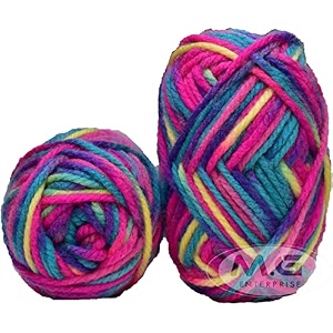 ganga knitting yarn thick chunky wool strawberry 2 500 gm best used with knitting needles crochet needles wool yarn for knitting by gang m ng