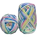 Ganga Knitting Yarn Thick Chunky Wool, Bluelily 300 gm Best Used with Knitting Needles, Crochet Needles Wool Yarn for Knitting. by Gang Y ZF