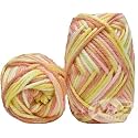Ganga Knitting Yarn Thick Chunky Wool, Mustard Mix 500 gm Best Used with Knitting Needles, Crochet Needles Wool Yarn for Knitting. by Gang E FG