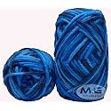 Ganga Knitting Yarn Thick Chunky Wool, Bluestar 200 gm Best Used with Knitting Needles, Crochet Needles Wool Yarn for Knitting. by Gang H IF