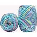 Ganga Knitting Yarn Thick Chunky Wool, Teal Mix 400 gm Best Used with Knitting Needles, Crochet Needles Wool Yarn for Knitting. by Gang F GF