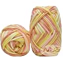 Ganga Knitting Yarn Thick Chunky Wool, Mustard Mix 300 gm Best Used with Knitting Needles, Crochet Needles Wool Yarn for Knitting. by Gang C DG