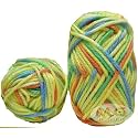 Ganga Knitting Yarn Thick Chunky Wool, Lemon 500 gm Best Used with Knitting Needles, Crochet Needles Wool Yarn for Knitting. by Gang I JG