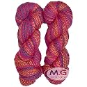 M.G ENTERPRISE Ganga Glow Knitting Yarn Wool, Icey Pink 400 gm Woolen Crochet Yarn Thread. Best Used with Knitting Needles, Crochet Needles. Ganga Wool Yarn for Knitting. Best Woolen Thread. BHC