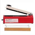 ALIMRA Metal Premium Range Heavy Duty Heat Sealer Machine, Heat Sealer for Plastic Bag Impulse Sealer, Impulse Sealer Machine, Packing Machin (10 INCH)
