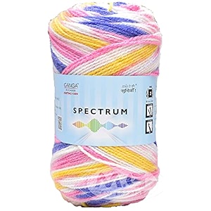 ganga spectrum blue candy 500 gm wool ball hand knitting woolart craft soft fingering crochet hook yarn needle knitting yarn thread dyed with needl bc