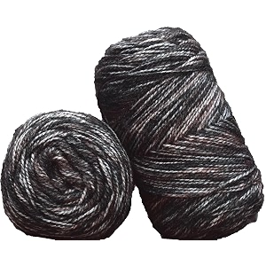 ganga spectrum carbon black 500 gms wool ball hand knitting woolart craft soft fingering crochet hook yarn needle knitting yarn thread dyed-el art-abbe