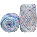 Ganga G-Ball Blue Lily (300 gm) Wool Ball Hand Knitting Wool/Art Craft Soft Fingering Crochet Hook Yarn, Needle Knitting Yarn Thread Dyed RC