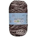 Ganga Spectrum Carbon Brown Mix (200 gm) Wool Ball Hand Knitting Wool/Art Craft Soft Fingering Crochet Hook Yarn, Needle Knitting Yarn Thread Dyed. with Needl UA