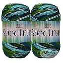 GANGA Spectrum Leaf Green - 11007 400 GMS Wool Ball Hand Knitting Wool/Art Craft Soft Fingering Crochet Hook Yarn, Needle Knitting Yarn Thread Dyed-MK Art-GHH