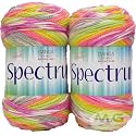 Ganga Spectrum Mayo (300 gm) Wool Ball Hand Knitting Wool/Art Craft Soft Fingering Crochet Hook Yarn, Needle Knitting Yarn Thread Dyed. with Needl HC