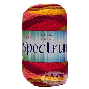 ganga spectrum mostaza - 812906 400 gms wool ball hand knitting woolart craft soft fingering crochet hook yarn needle knitting yarn thread dyed-tk art-gif
