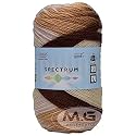 Ganga Spectrum Mustard Mix (500 gm) Wool Ball Hand Knitting Wool/Art Craft Soft Fingering Crochet Hook Yarn, Needle Knitting Yarn Thread Dyed. with Needl TB