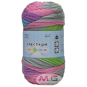 ganga spectrum pearl green 400 gm wool ball hand knitting woolart craft soft fingering crochet hook yarn needle knitting yarn thread dyed with needl cb