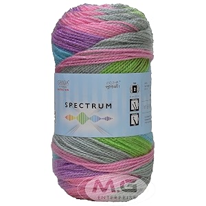 ganga spectrum pearl green 500 gm wool ball hand knitting woolart craft soft fingering crochet hook yarn needle knitting yarn thread dyed with needl db