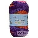 Ganga Spectrum Purple Mix (300 gm) Wool Ball Hand Knitting Wool/Art Craft Soft Fingering Crochet Hook Yarn, Needle Knitting Yarn Thread Dyed. with Needl JB