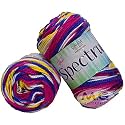 GANGA Spectrum Real Azul - 811009 300 GMS Wool Ball Hand Knitting Wool/Art Craft Soft Fingering Crochet Hook Yarn, Needle Knitting Yarn Thread Dyed-OK Art-GIJ