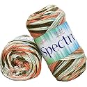 Ganga Spectrum Rowan Mix (200 gm) Wool Ball Hand Knitting Wool/Art Craft Soft Fingering Crochet Hook Yarn, Needle Knitting Yarn Thread Dyed. with Needl SA